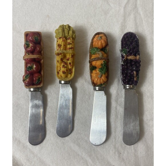 4 VTG Boston Warehouse Spreaders Harvest Baskets Charcuterie Cheese Farm Market - Picture 1 of 16